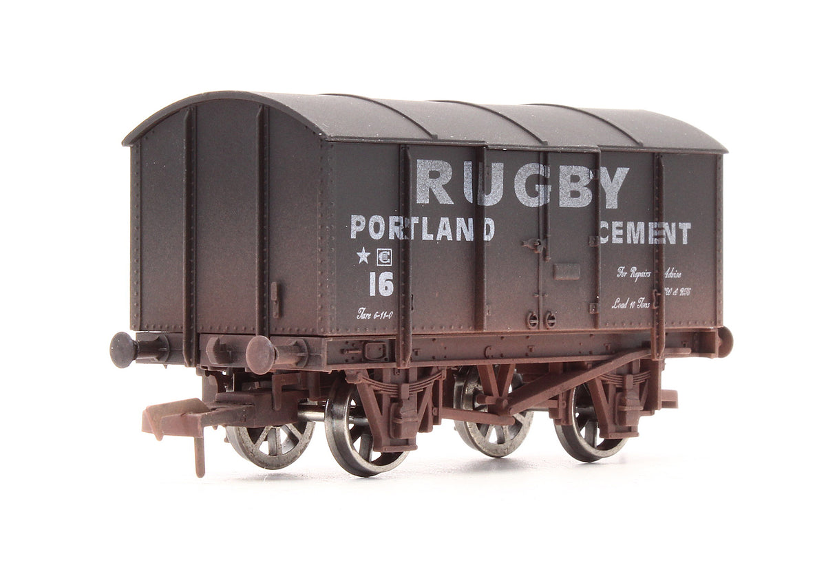 4F-013-026 Pre-Owned Rugby Cement Gunpowder Van No.16 - Weathered