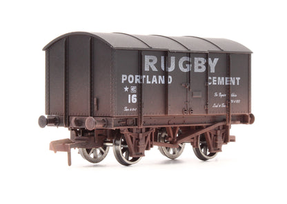 4F-013-026 Pre-Owned Rugby Cement Gunpowder Van No.16 - Weathered