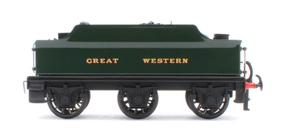 E/30-B2 "Duke" GWR Class 4-4-0 GW Unlined Green w/ Black Curved Frame & Churchward Tender Steam Locomotive