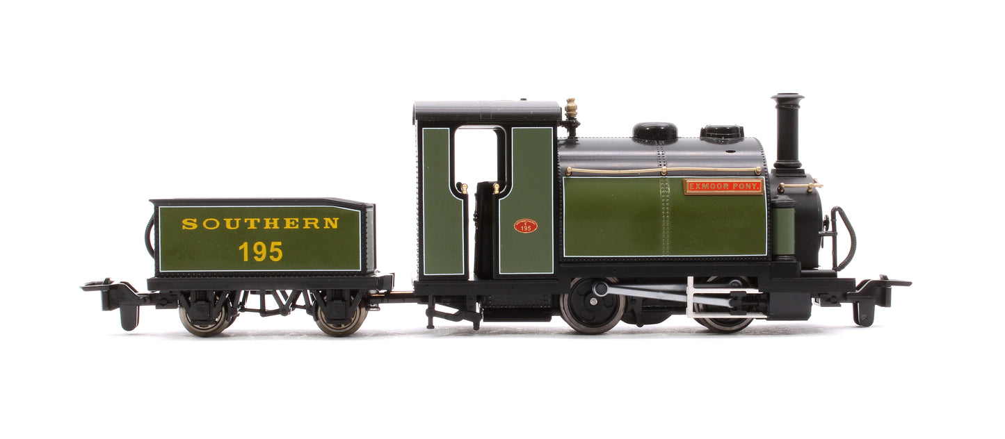 Kato/Peco Ffestiniog Railway Large England “EXMOOR PONY” Locomotive (SR Green)