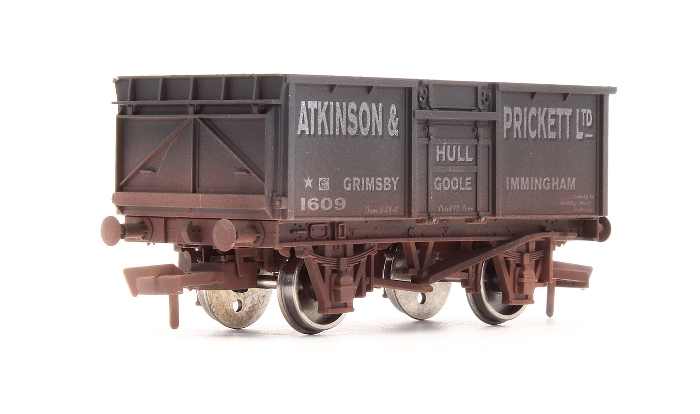Pre-Owned 4F-030-008 Atkinson & Prickett 16T Steel Mineral Wagon No.1609 - Weathered