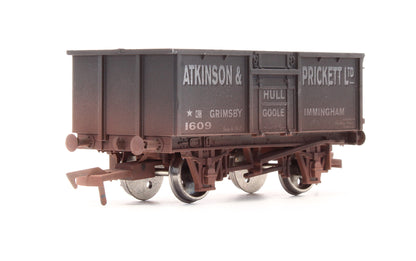 Pre-Owned 4F-030-008 Atkinson & Prickett 16T Steel Mineral Wagon No.1609 - Weathered