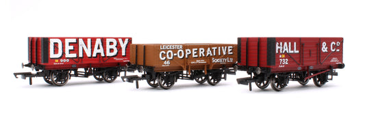 Pre-Owned Triple Wagon Pack, Denaby Colliery, Leicester Co-Op & Hall & Co