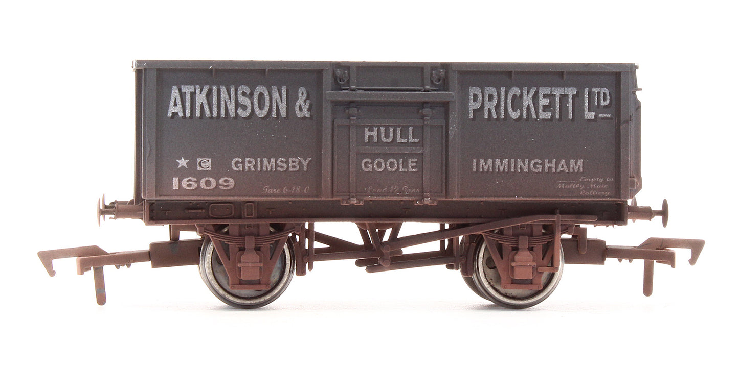 Pre-Owned 4F-030-008 Atkinson & Prickett 16T Steel Mineral Wagon No.1609 - Weathered