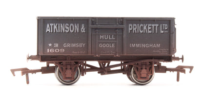 Pre-Owned 4F-030-008 Atkinson & Prickett 16T Steel Mineral Wagon No.1609 - Weathered