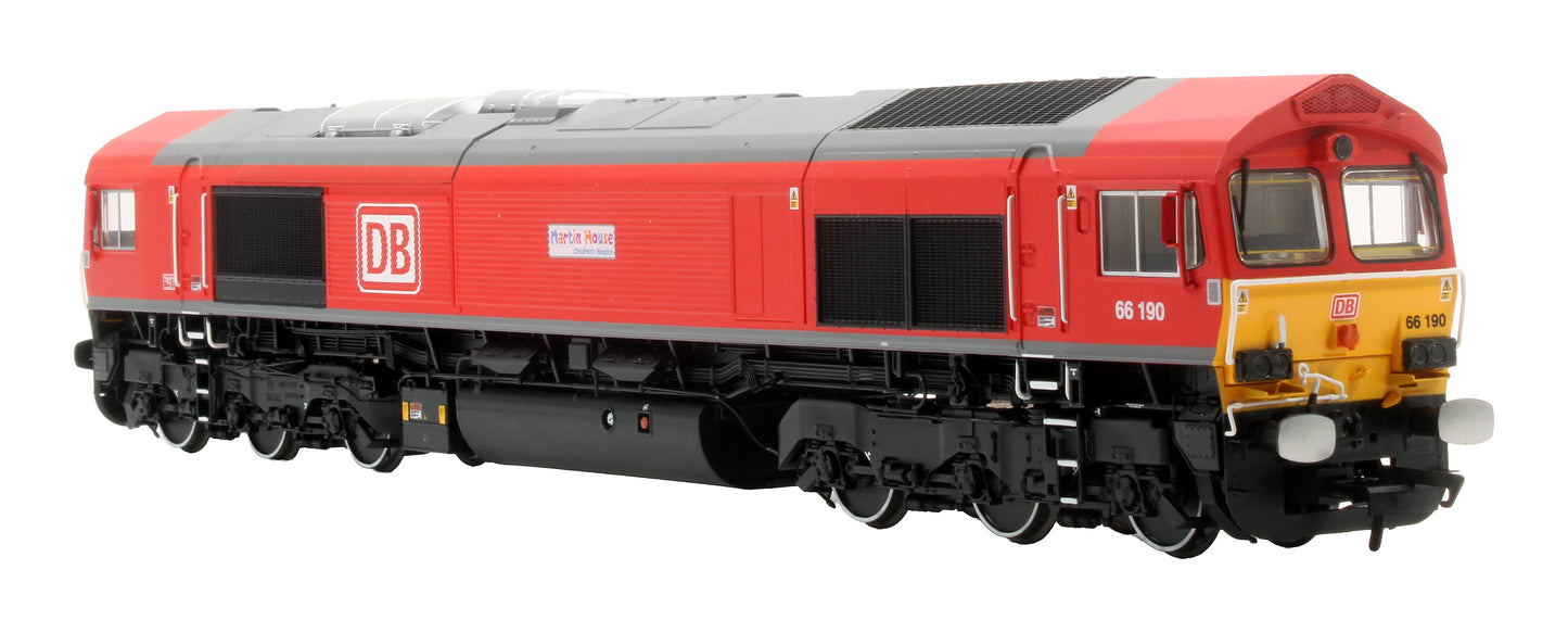 Pre-Owned ACC3022-DCC Class 66190 'Martin House Children's Hospice' DB Red Diesel Locomotive - DCC Sound