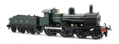 E/30-C1 "Duke" GWR Class 4-4-0 GWR Unlined Green w/ Black Curved Frame & Dean Tender Steam Locomotive
