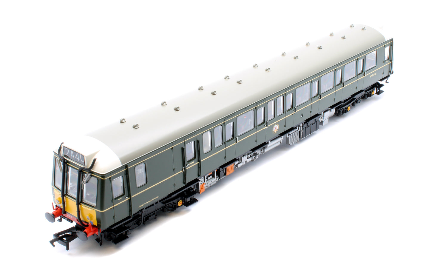 Class 121 Single-Car DMU W55028 BR Green (Small Yellow Panels)