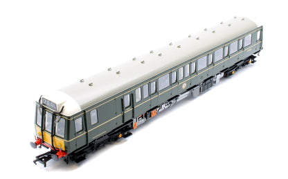 Class 121 Single-Car DMU W55028 BR Green (Small Yellow Panels)