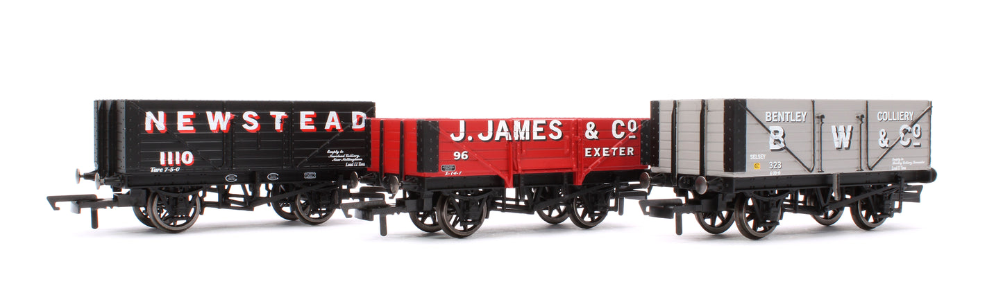 Triple Wagon Pack, B.W & Co, J. James & Co. & Newstead Colliery