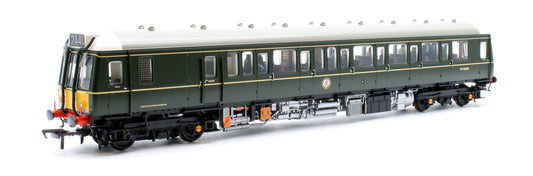 Class 121 Single-Car DMU W55028 BR Green (Small Yellow Panels) - Fitted Passengers