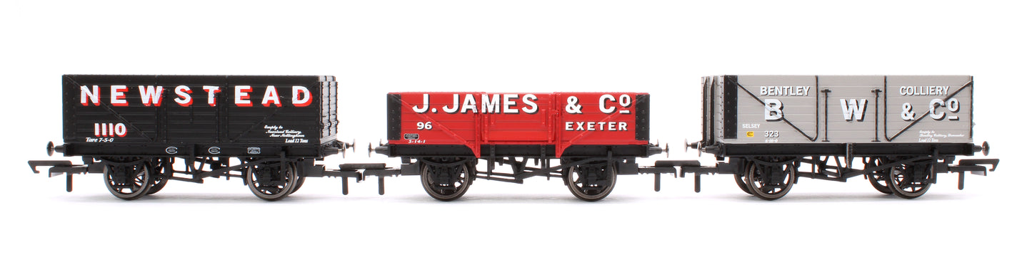 Triple Wagon Pack, B.W & Co, J. James & Co. & Newstead Colliery