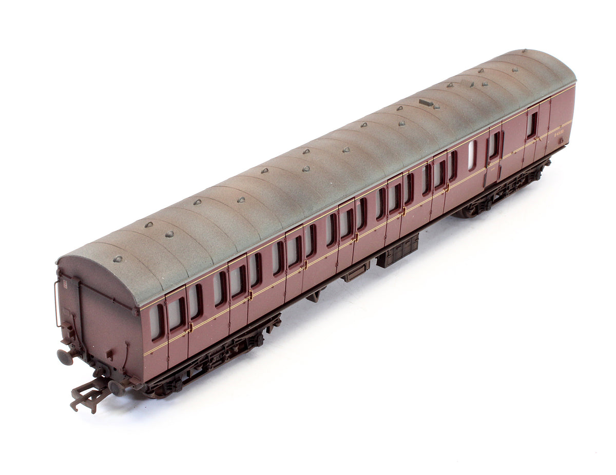 34-630 Pre-Owned MK1 Suburban Second Brake Coach BR Maroon 'E 43133' - Custom Weathered