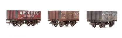33-030 Pre-Owned Coal Trader Classics Set Of 3 East Anglia Private Owner Wagons - Custom Weathered