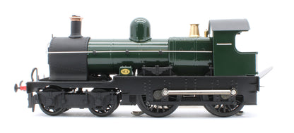 E/30-D "Dukedog" GWR Class 4-4-0 GW Unlined Green w/ Black Straight Frame & Churchward Tender Steam Locomotive