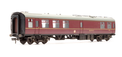 Pre-Owned 39-261 BR Maroon MK1 Restaurant Miniature Buffet Car RMB BR Maroon 'E1854' - Custom Weathered