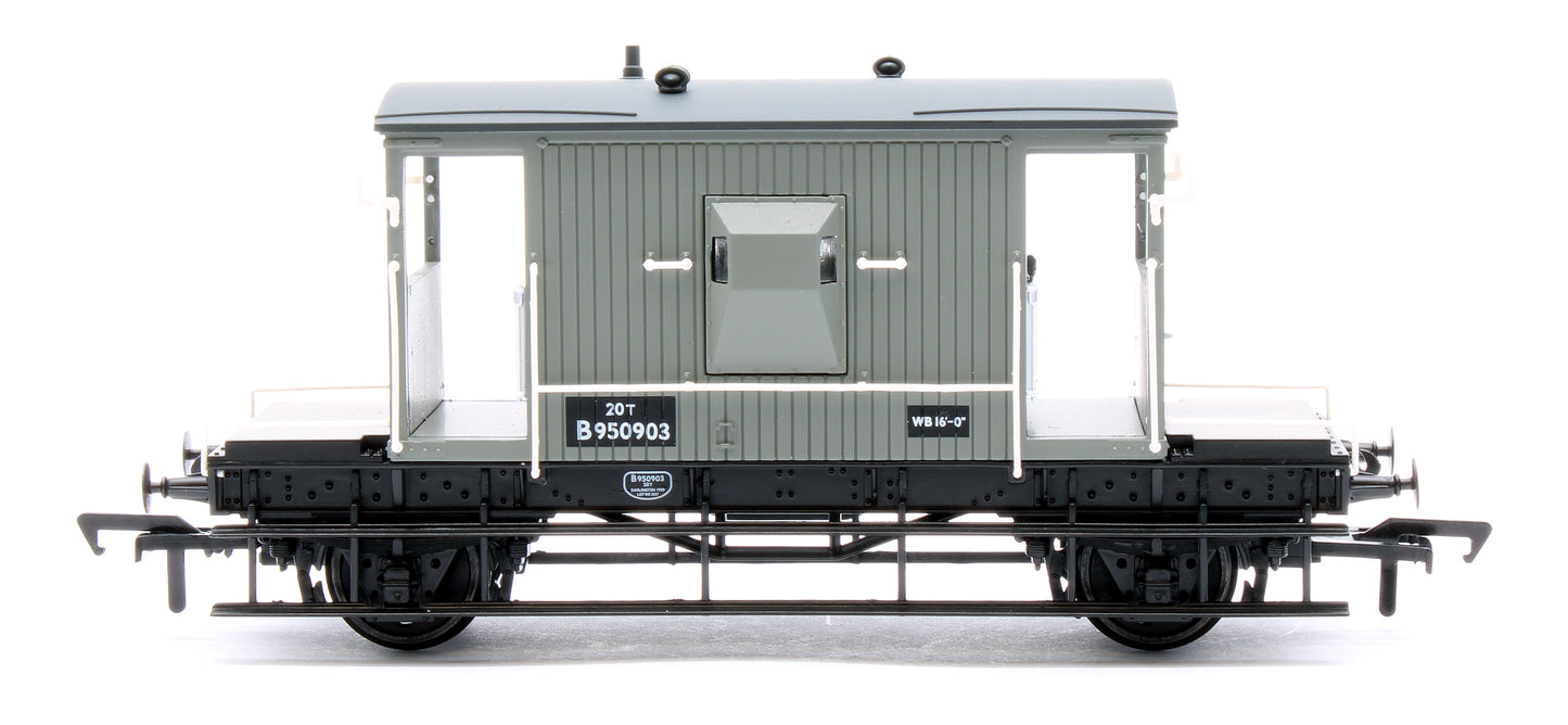 BR 20T Brake Van BR Grey (Early) B950903