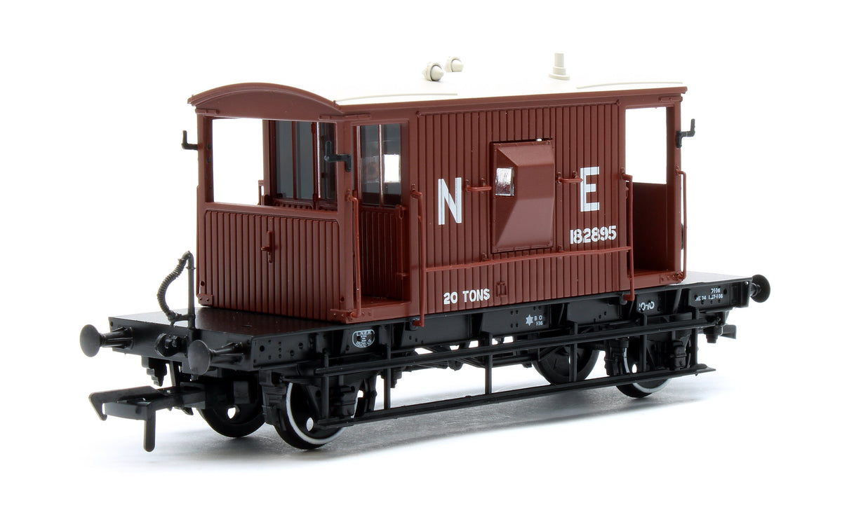 Pre-Owned LNER 20T Brake Van LNER Bauxite 182895
