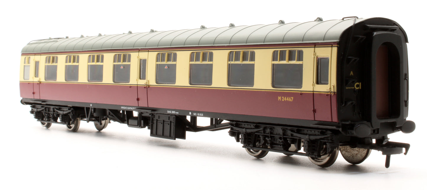 Pre-Owned 39-027A BR MK1 SK Corridor Coach Crimson & Cream 'M24467'