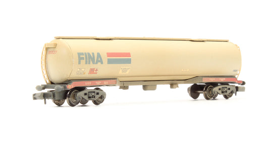 Pre-Owned TEA 100T Bogie Tank Wagon Fina - Weathered