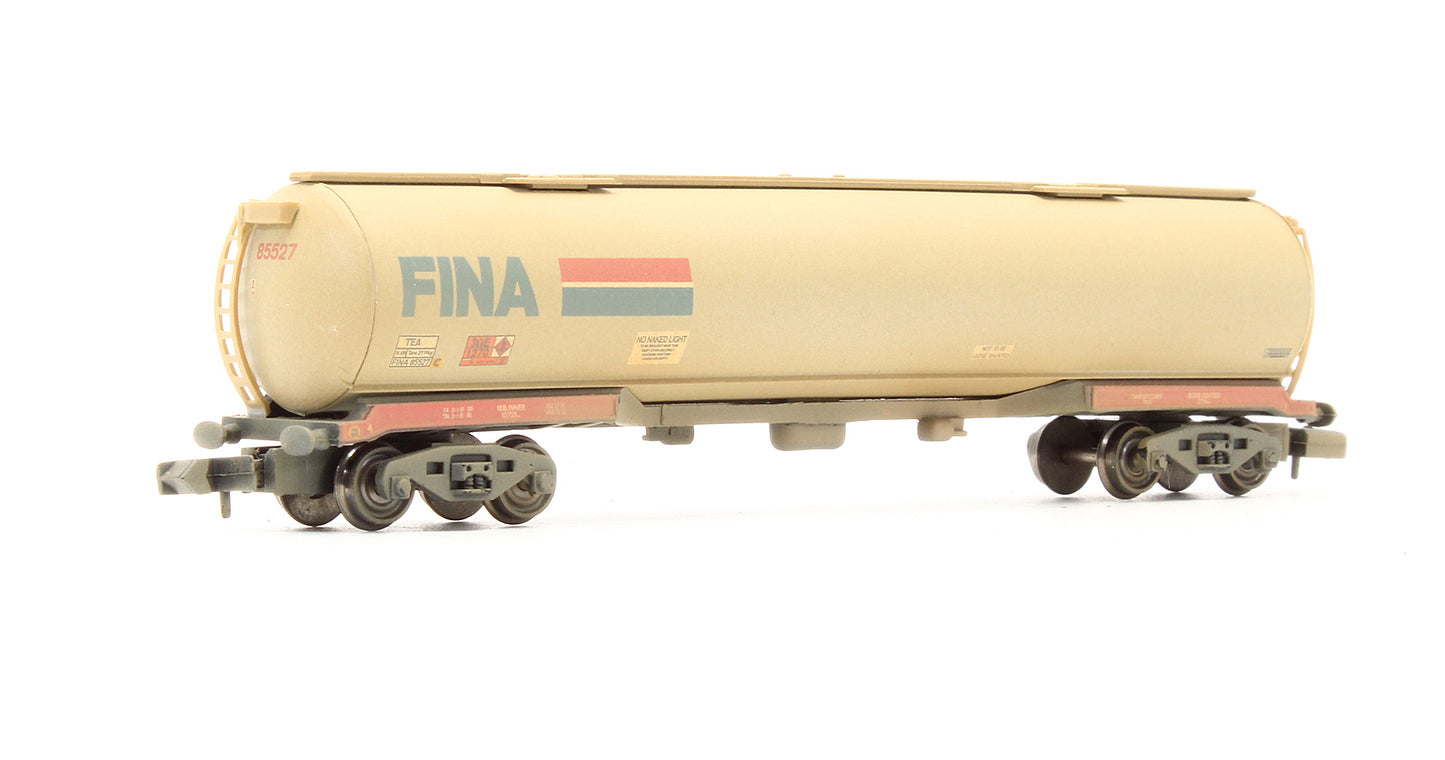 Pre-Owned TEA 100T Bogie Tank Wagon Fina - Weathered