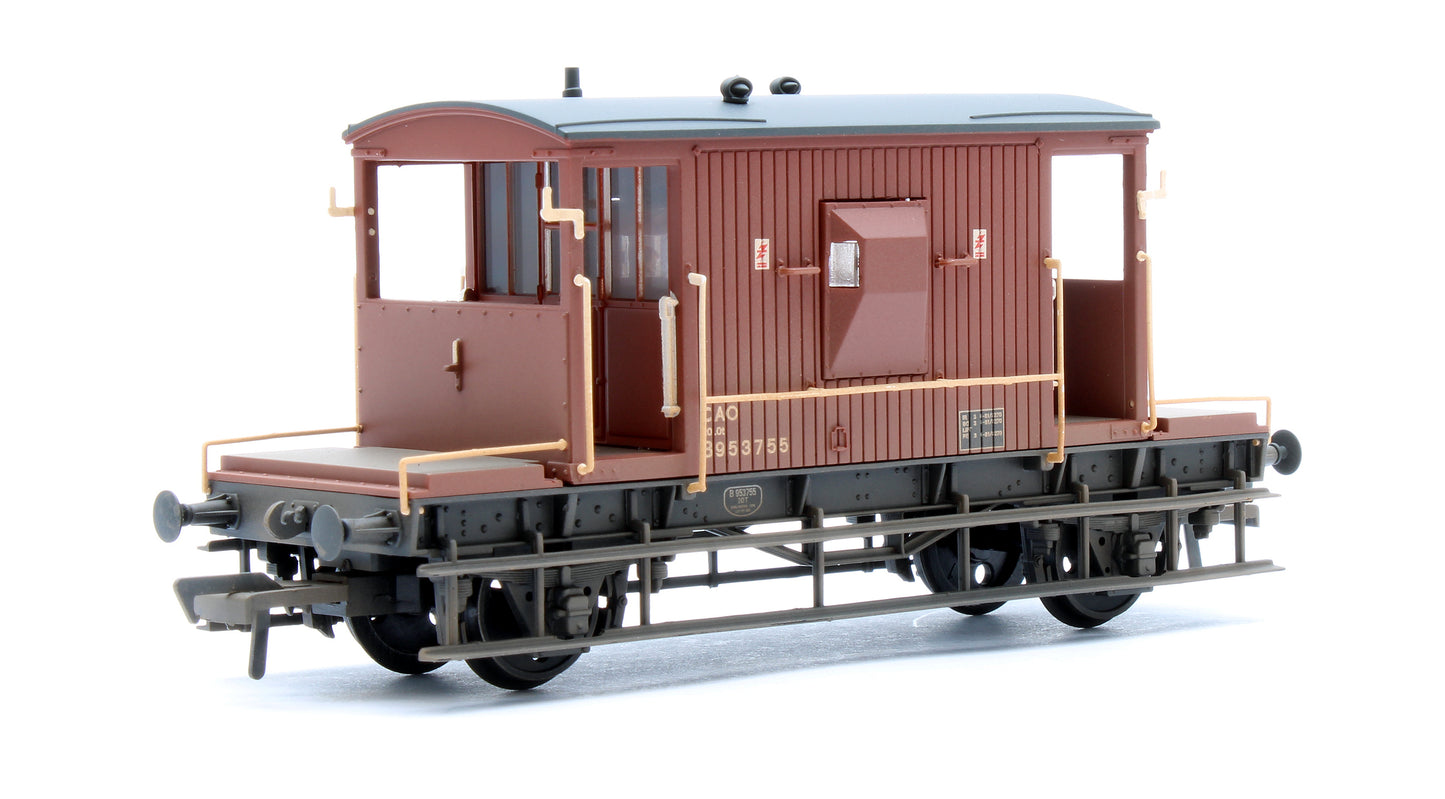 BR 20T Brake Van BR Bauxite (TOPS) B953755 - Weathered