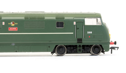 Pre-Owned Class 42 Warship Diesel D818 BR Green 'Glory' - DCC Fitted
