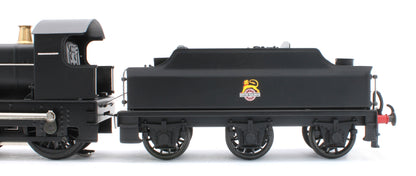 E/30-G "Dukedog" BR Class 4-4-0 BR Early Emblem Unlined Satin Black w/ Black Straight Frame & Churchward Tender Steam Locomotive