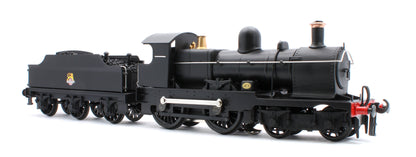 E/30-G "Dukedog" BR Class 4-4-0 BR Early Emblem Unlined Satin Black w/ Black Straight Frame & Churchward Tender Steam Locomotive