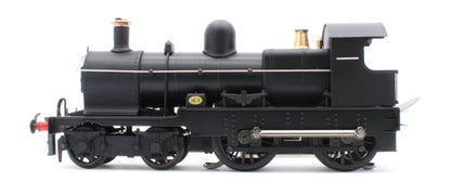 E/30-G "Dukedog" BR Class 4-4-0 BR Early Emblem Unlined Satin Black w/ Black Straight Frame & Churchward Tender Steam Locomotive
