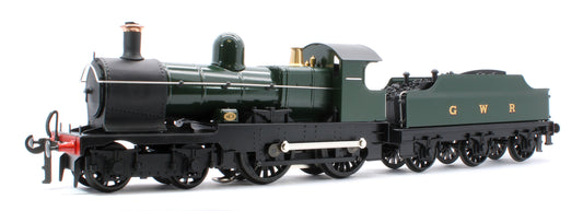 E/30-E1 "Dukedog" GWR Class 4-4-0 GW Unlined Green w/ Black Straight Frame & Churchward Tender Steam Locomotive