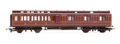 Pre-Owned MR Maroon Clerestory Brake 3rd Coach '1490' - Custom Weathered