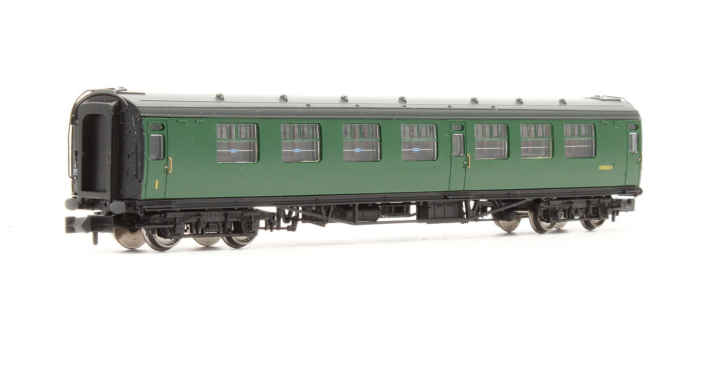 Pre-Owned Bulleid Composite Corridor Coach BR Green (SR) 'S5833S'