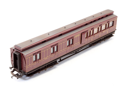 Pre-Owned MR Maroon Clerestory Brake 3rd Coach '1490' - Custom Weathered