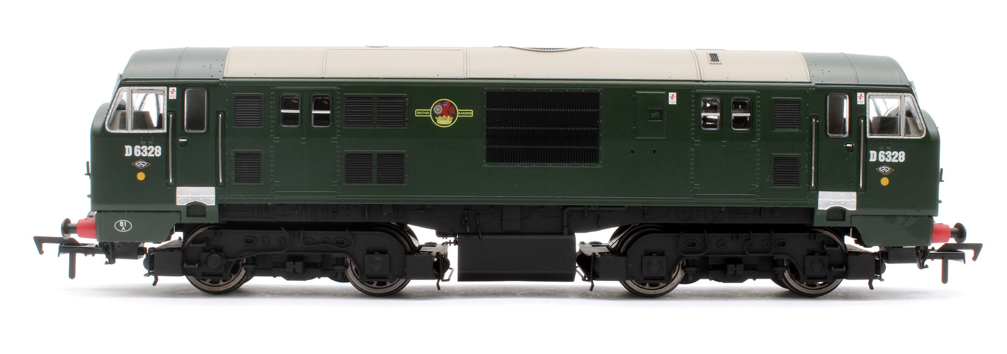 Class 22 D6328 BR Green SYP Disk H/C Diesel Locomotive