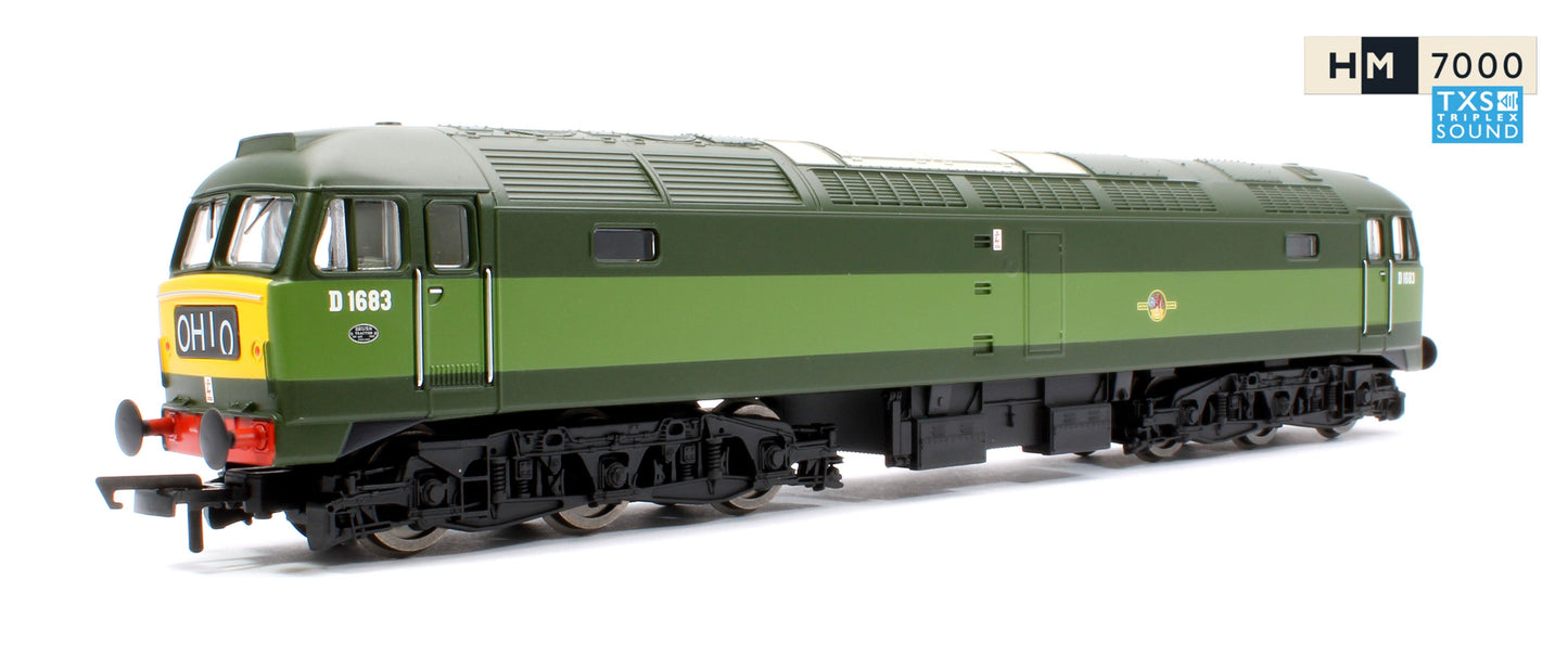 Pre-Owned RailRoad Plus Class 47 BR Co-Co D1683 Diesel Locomotive - DCC Sound Fitted