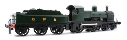 E/30-E1 "Dukedog" GWR Class 4-4-0 GW Unlined Green w/ Black Straight Frame & Churchward Tender Steam Locomotive