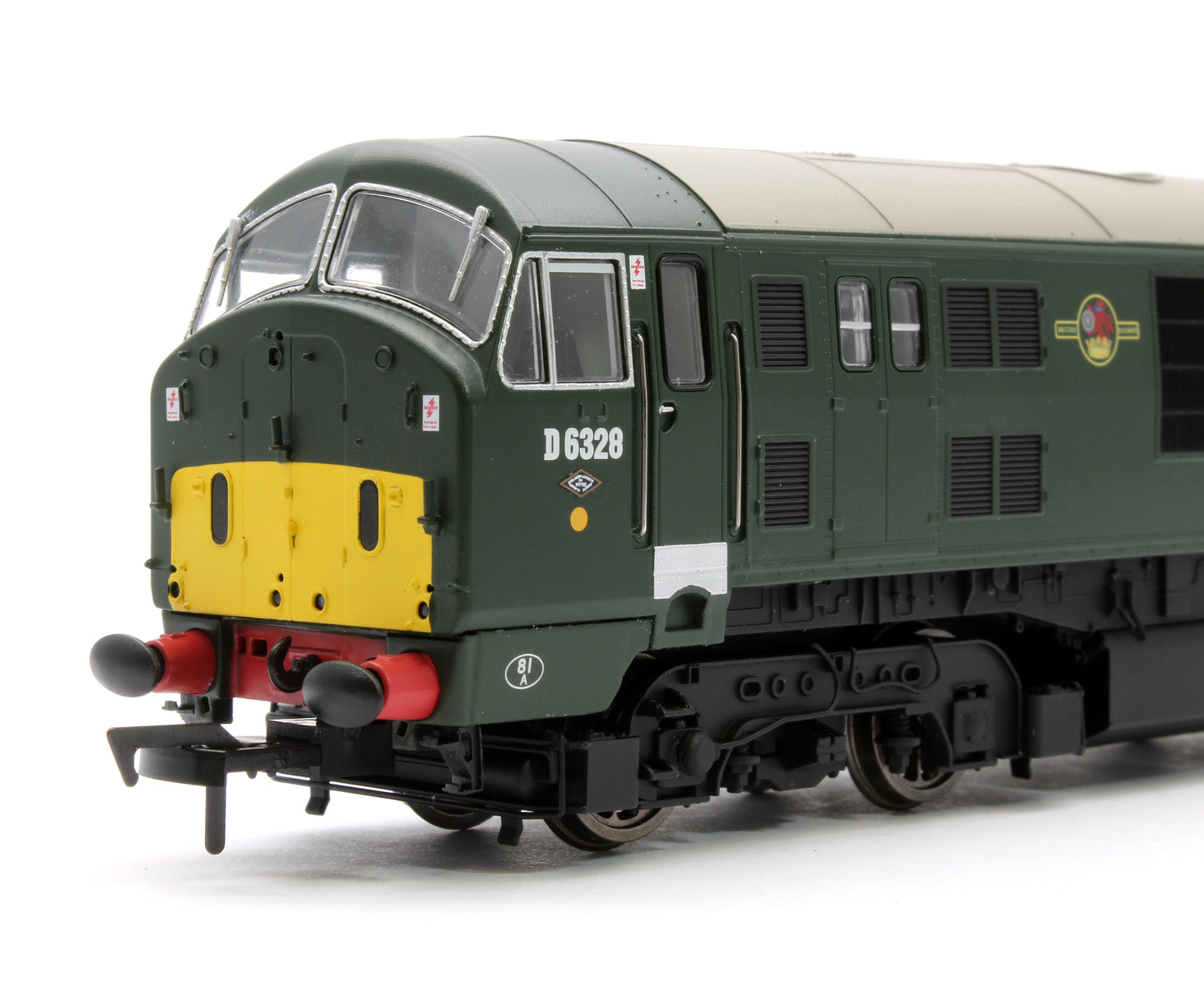 Class 22 D6328 BR Green SYP Disk H/C Diesel Locomotive