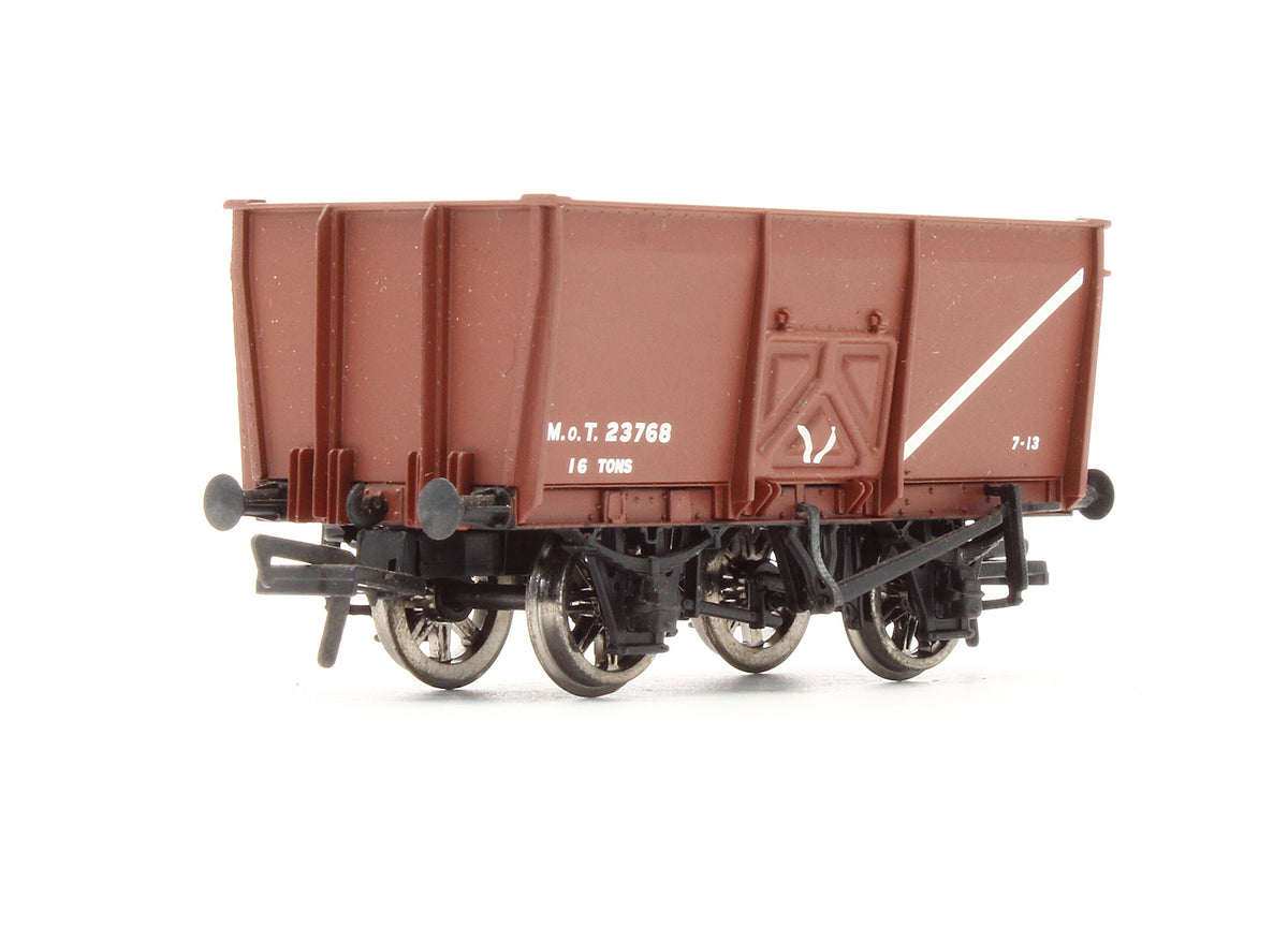 Pre-Owned 16T Slope Side Pressed Side Door Mineral Wagon Brown M.O.T. 23768