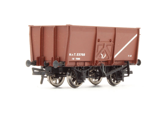 Pre-Owned 16T Slope Side Pressed Side Door Mineral Wagon Brown M.O.T. 23768