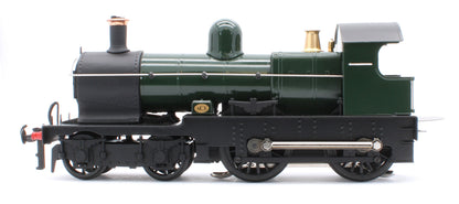 E/30-E1 "Dukedog" GWR Class 4-4-0 GW Unlined Green w/ Black Straight Frame & Churchward Tender Steam Locomotive
