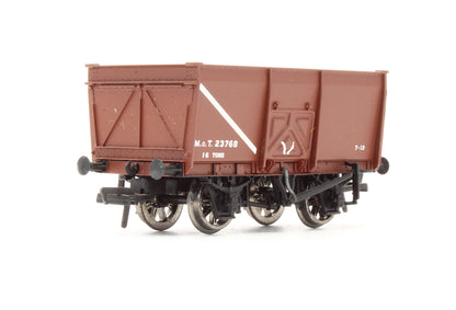 Pre-Owned 16T Slope Side Pressed Side Door Mineral Wagon Brown M.O.T. 23768