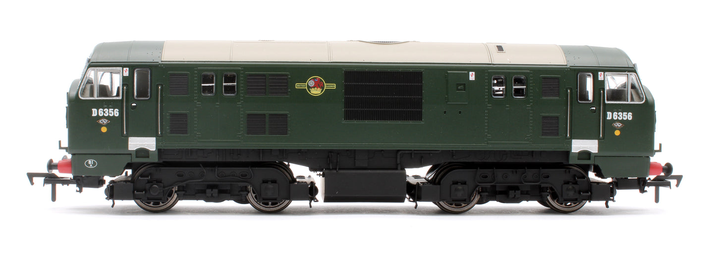 Class 22 D6356 BR Green SYP H/C Boxes Diesel Locomotive - Sound FItted