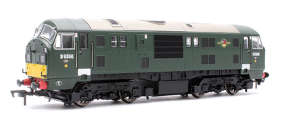 Class 22 D6356 BR Green SYP H/C Boxes Diesel Locomotive - Sound FItted