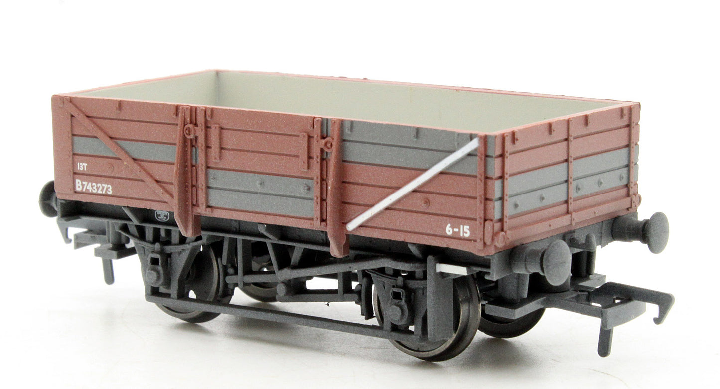 5 Plank China Clay Wagon without Hood BR Bauxite - Weathered