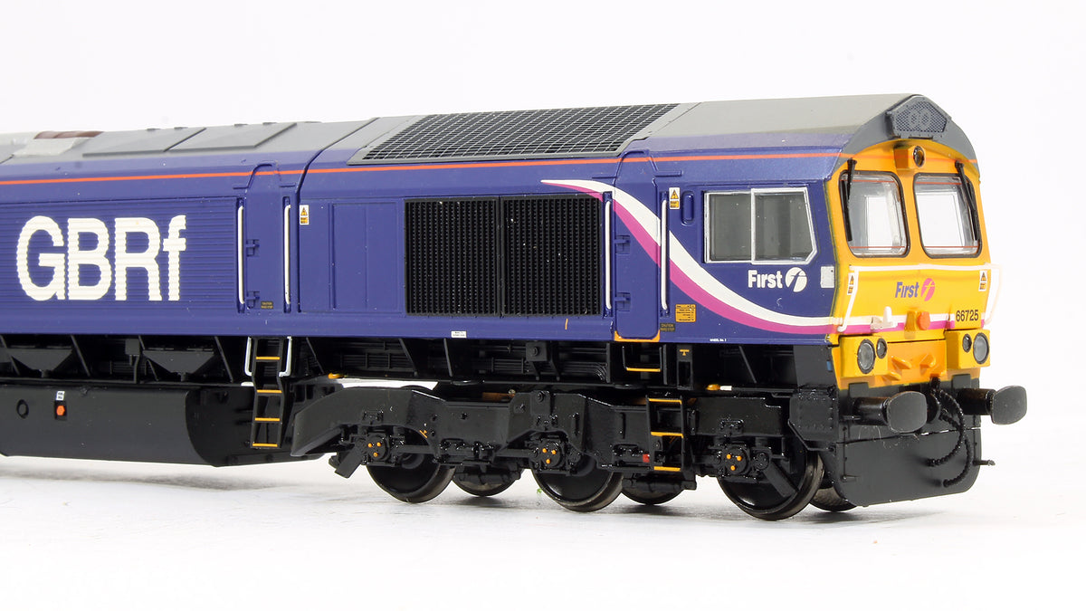 Pre-Owned Class 66725 First/GBRf 'Sunderland' Diesel Locomotive - DCC Fitted