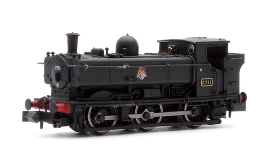 GWR 57xx 0-6-0 Pannier 3711 BR Black Early Crest