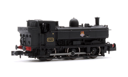 GWR 57xx 0-6-0 Pannier 3711 BR Black Early Crest