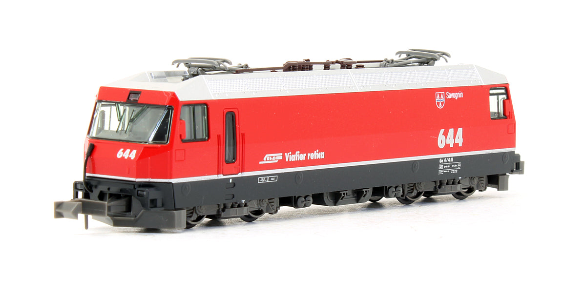 Pre-Owned "Glacier Express" Train Pack With Ge 4/4 III Electric Locomotive And Two Panorama Coaches