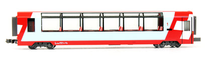 Pre-Owned "Glacier Express" Train Pack With Ge 4/4 III Electric Locomotive And Two Panorama Coaches